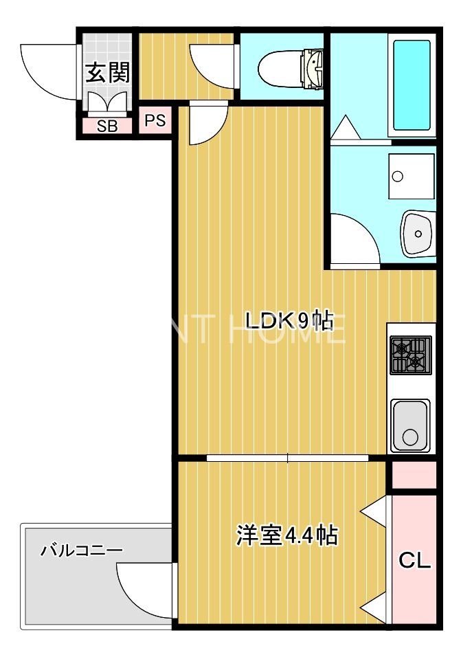 2階の間取り図