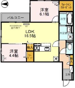 3階の間取り図