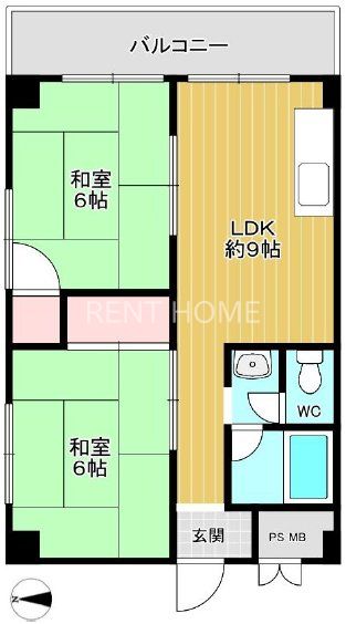 5階の間取り図