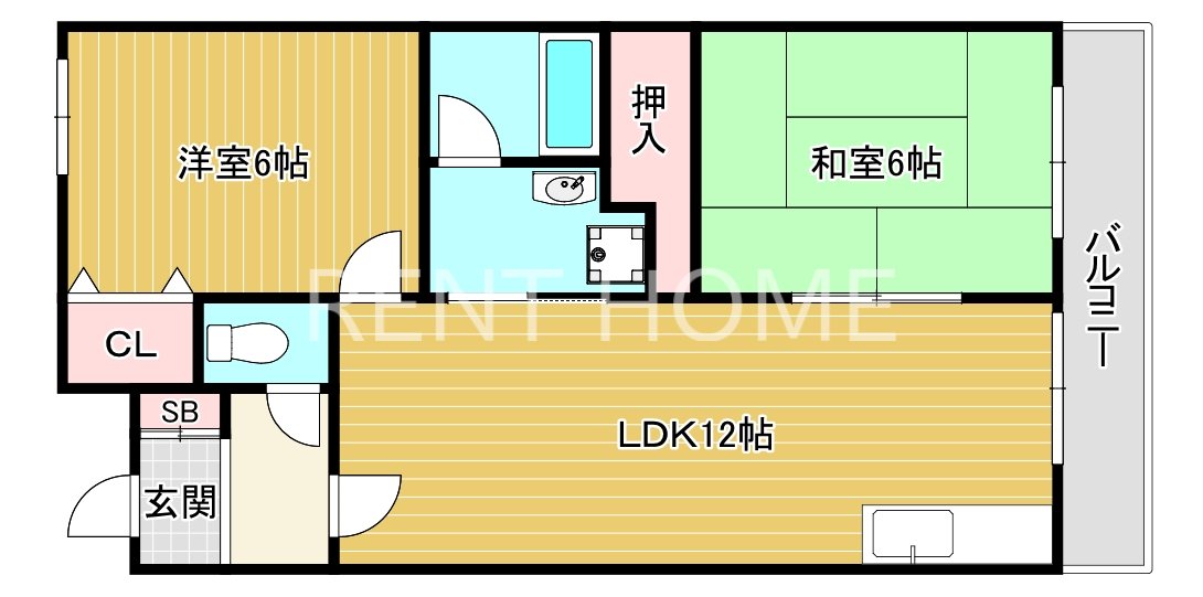 1階の間取り図