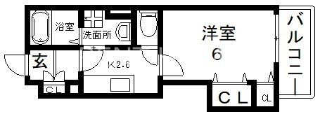 2階の間取り図