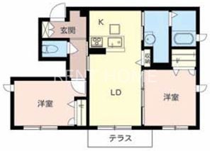 1階の間取り図