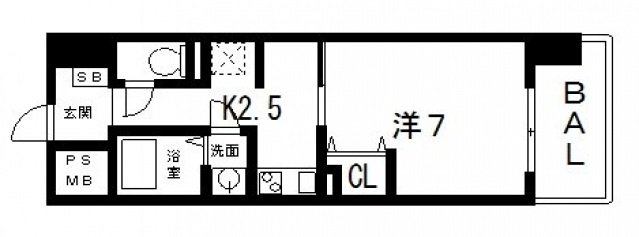 5階の間取り図