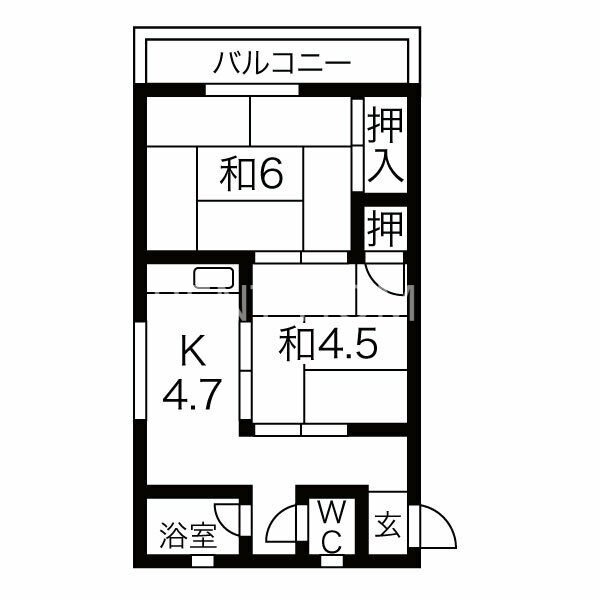1階の間取り図