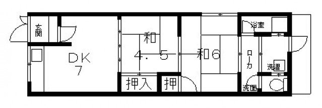 2階の間取り図