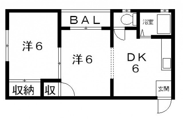 4階の間取り図