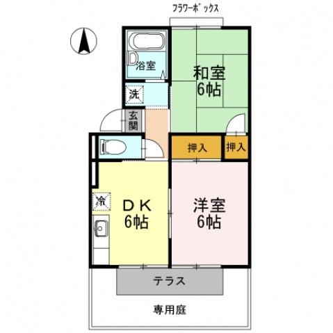 1階の間取り図