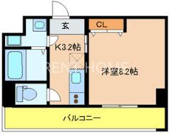 4階の間取り図