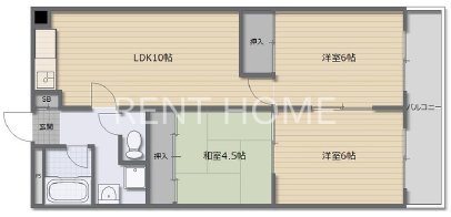 3階の間取り図