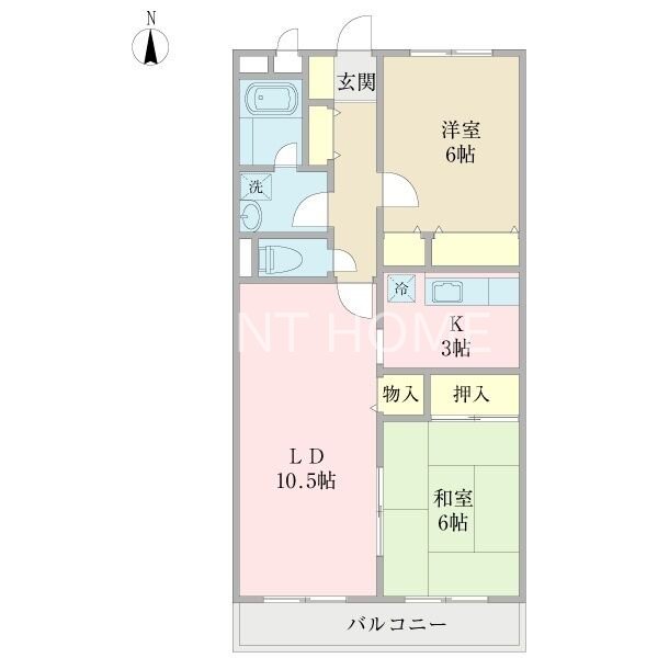 1階の間取り図