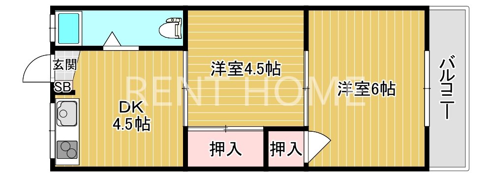 1階の間取り図