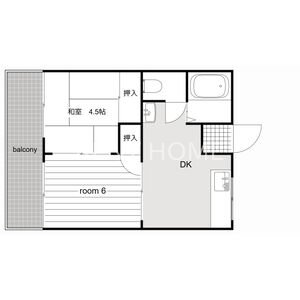 2階の間取り図