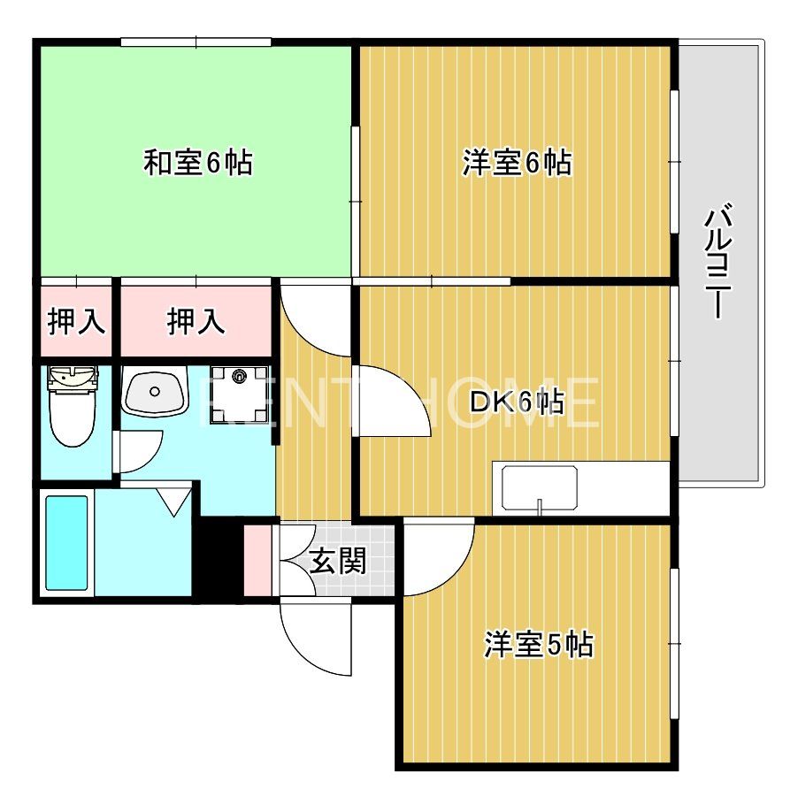 1階の間取り図
