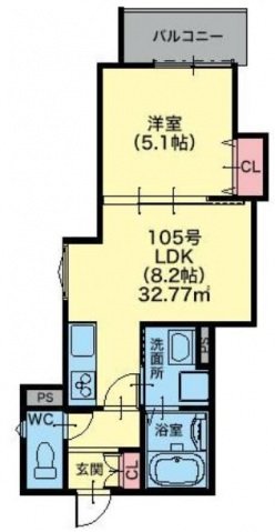 1階の間取り図