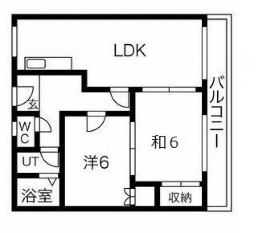 4階の間取り図