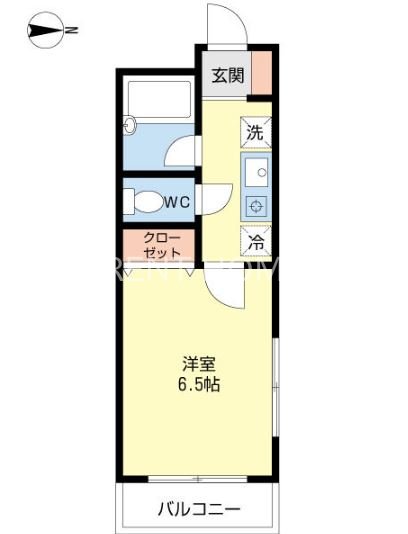 2階の間取り図