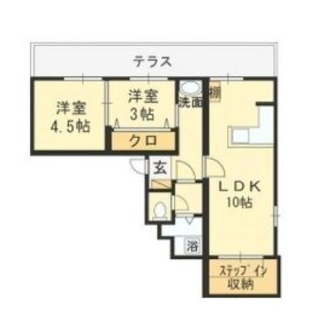 1階の間取り図