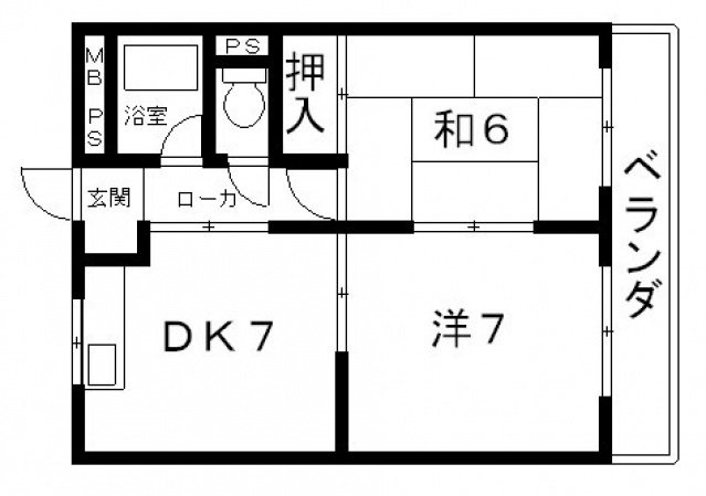 2階の間取り図