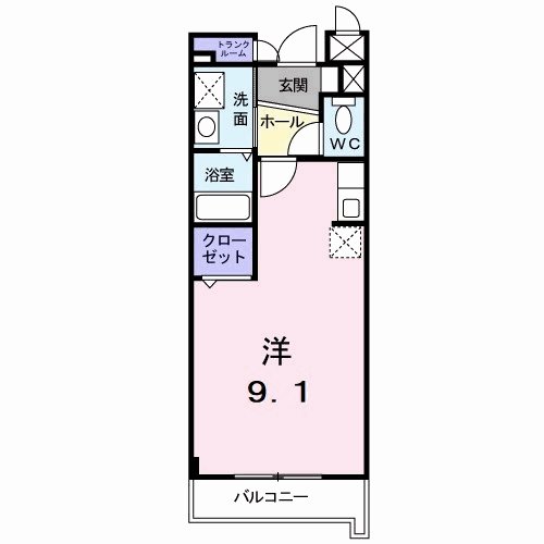 1階の間取り図