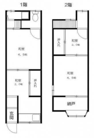 1階の間取り図