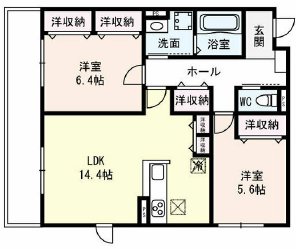 3階の間取り図