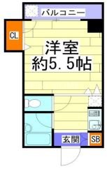 2階の間取り図