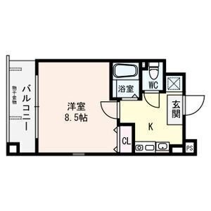 2階の間取り図