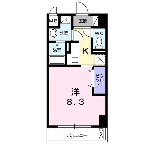 6階の間取り図