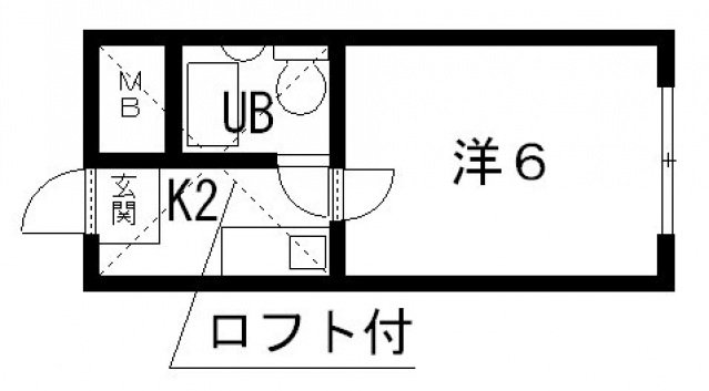 2階の間取り図