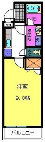 2階の間取り図