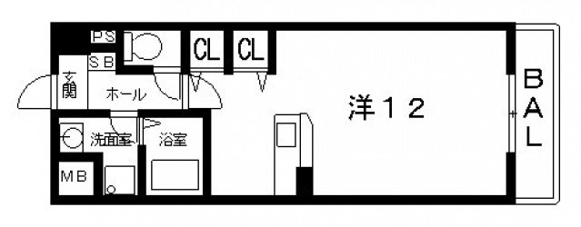 2階の間取り図