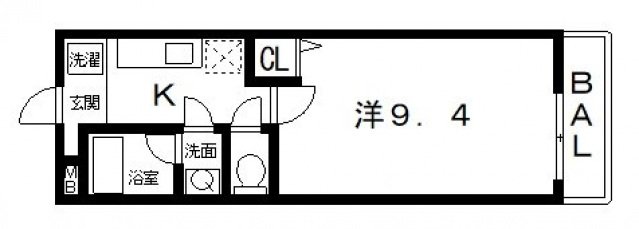 2階の間取り図