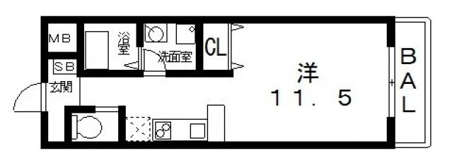 3階の間取り図