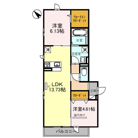1階の間取り図
