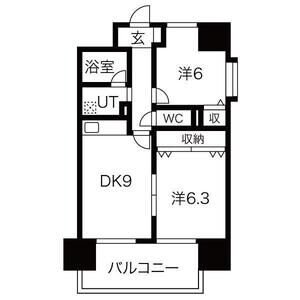 2階の間取り図