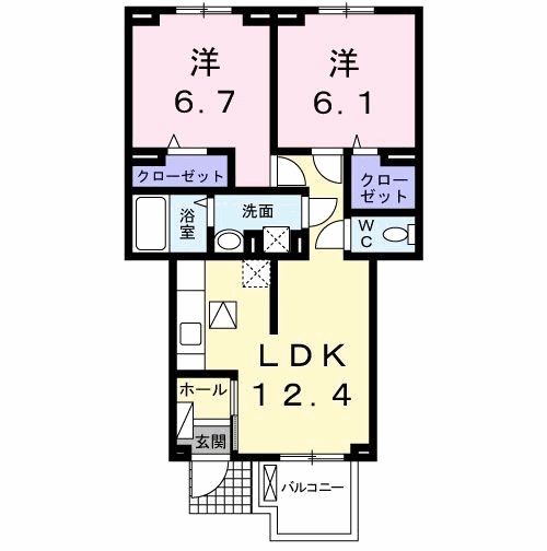 1階の間取り図