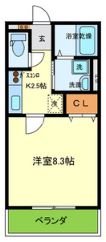 2階の間取り図