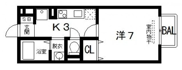 1階の間取り図