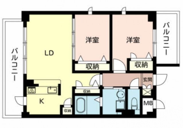 4階の間取り図