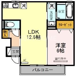 1階の間取り図