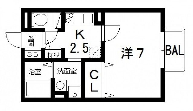1階の間取り図