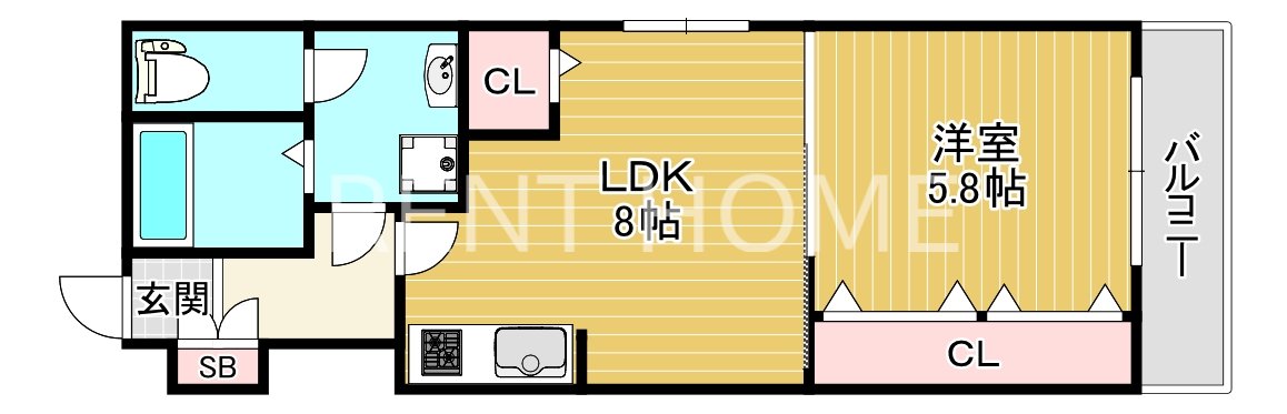2階の間取り図
