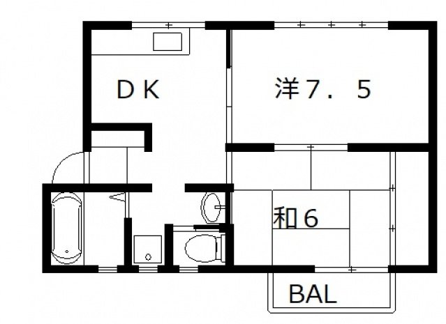 2階の間取り図
