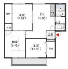 2階の間取り図