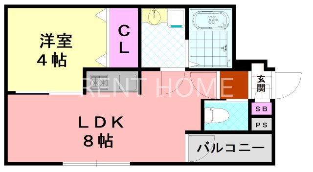 1階の間取り図