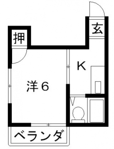 2階の間取り図
