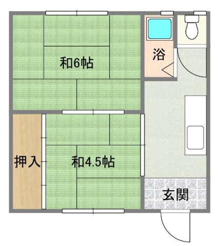2階の間取り図