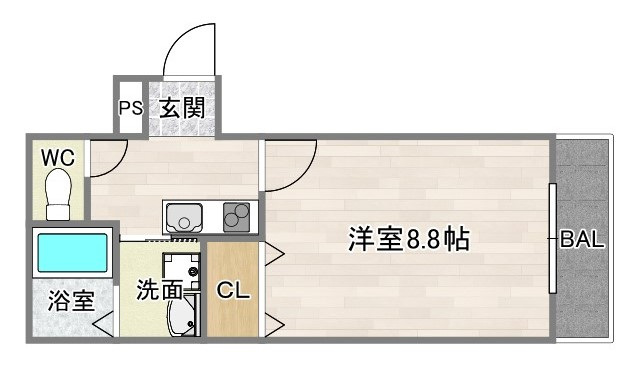 1階の間取り図