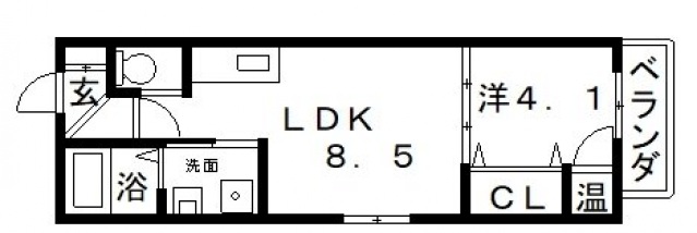 2階の間取り図