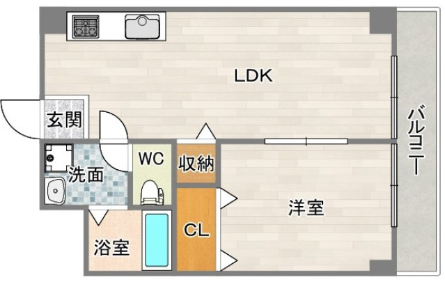 5階の間取り図